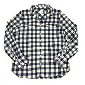J. Crew Factory Check Perfect Fit Flannel Shirt